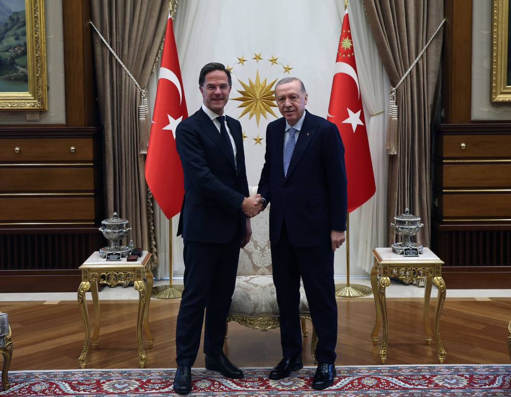 Cumhurbaşkanı Erdoğan, NATO Genel Sekreteri Rutte'yi kabul etti