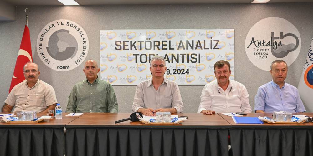 ATB, zeytin ve zeytinyağı sektörel analiz toplantısı düzenledi   