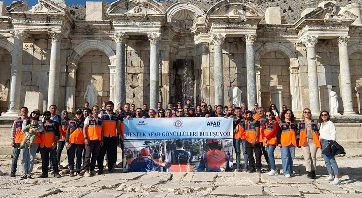 AFAD gönüllüleri Ağlasun'da buluştu