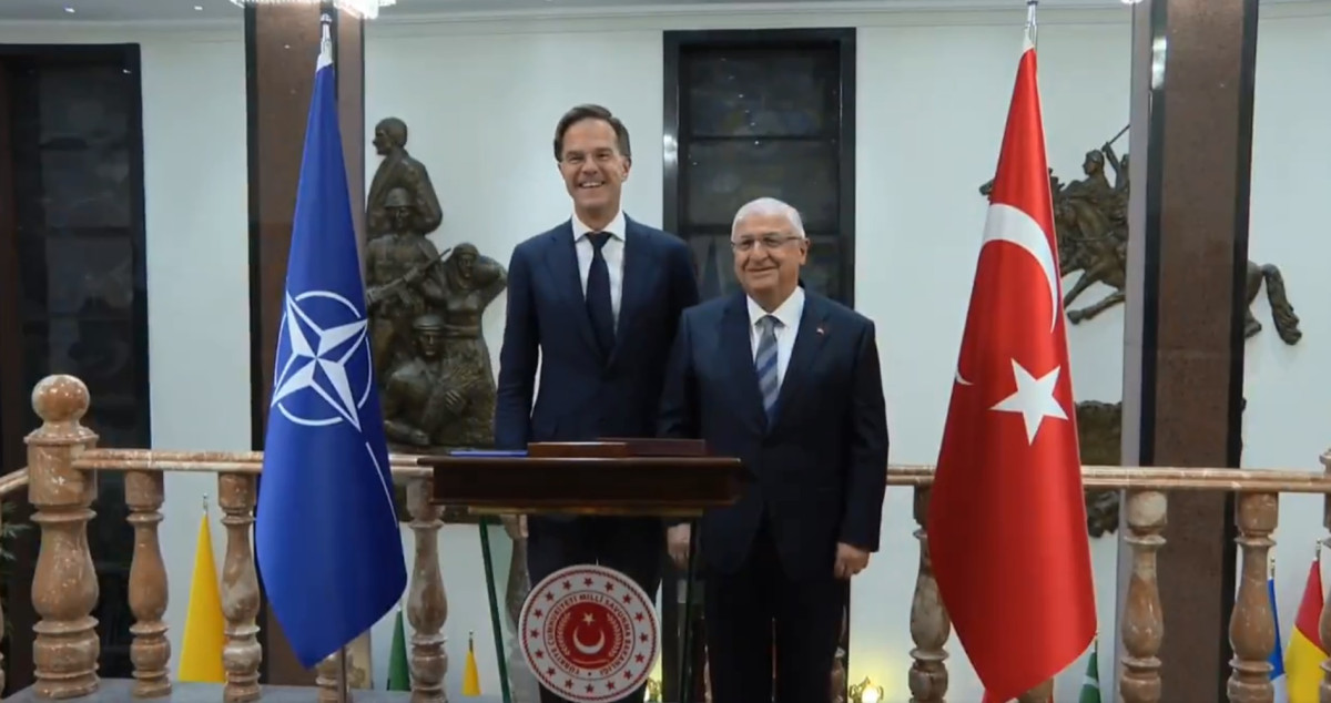 Bakan Güler, NATO Genel Sekreteri Rutte ile bir araya geldi