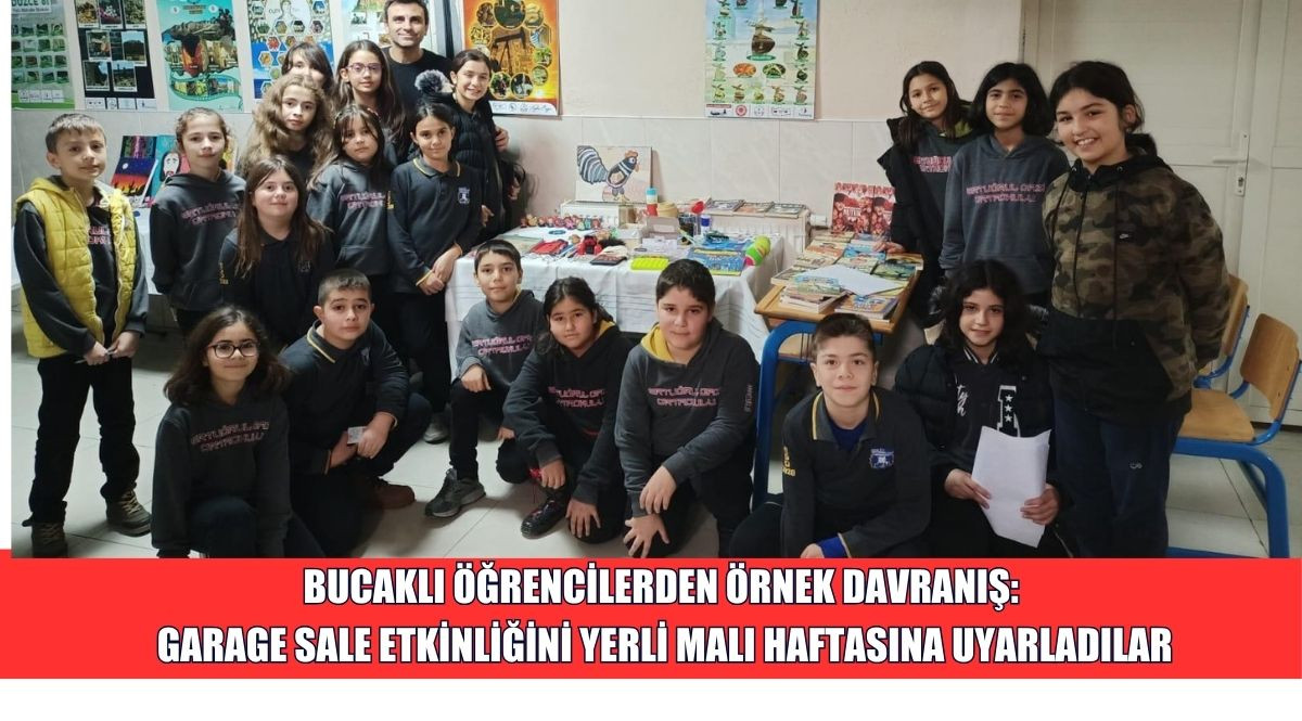 Bucaklı öğrencilerden örnek davranış