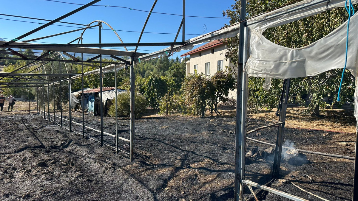 Bucak’ta arazide çıkan yangın söndürüldü