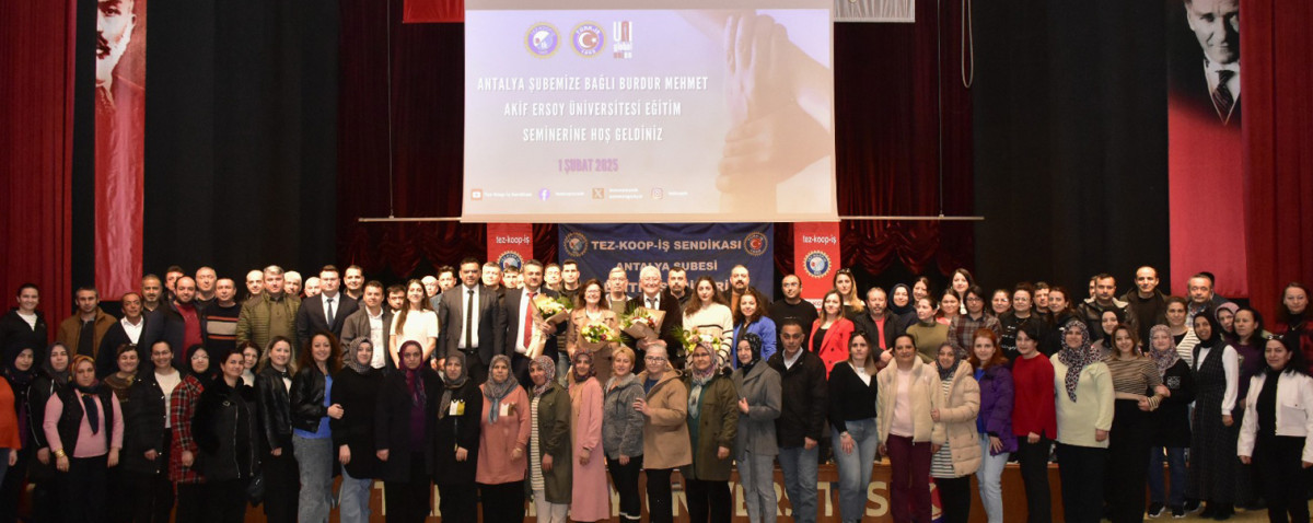 Burdur MAKÜ'de Sendikal Eğitim Semineri